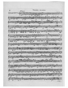 Partition violon 2, corde quatuor, C major, Struck, Paul
