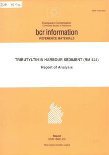 Tributyltin in harbour sediment (RM 424)