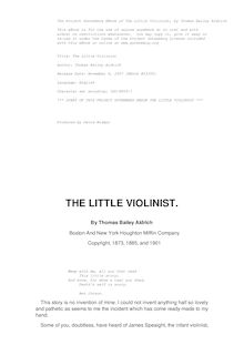 The Little Violinist