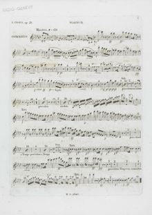 Partition flûte 2, Piano Concerto No.2, F minor, Chopin, Frédéric