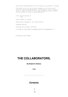 The Collaborators - 1896