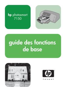 Notice Imprimantes HP  Photosmart 7150