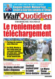 Walf Quotidien N°9297 - du 21 mars 2023
