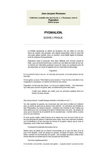 Pygmalion (Rousseau)