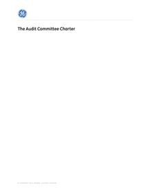 The Audit Committee Charter