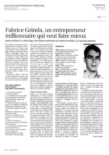 Fabrice Grinda, un entrepreneur millionnaire qui veut faire mieux