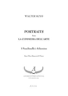 Partition complète et parties, Portraits from “La Commedia dell’Arte” par Walter Ross