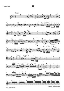 Partition , Largo, Concerto pour violon, violoncelle et Piano, Triple Concerto par Ludwig van Beethoven