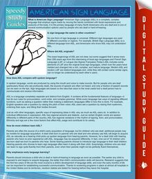 American Sign Language (Speedy Study Guide)