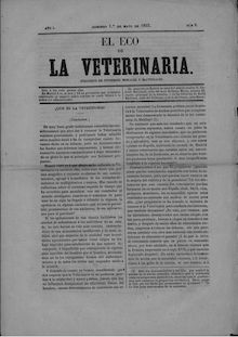 El Eco de la Veterinaria, n. 008 (1853)