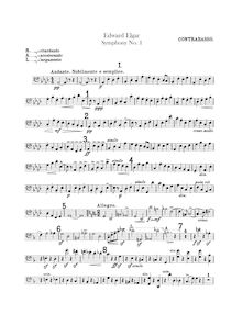 Partition Basses, Symphony No.1, Op.55, A♭, Elgar, Edward