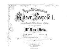 Partition complète, Requiem, Missa pro defunctis, g minor, Leopold I, Holy Roman Emperor par Holy Roman Emperor Leopold I