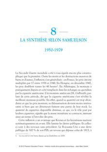 LA SyntHèSe SeLon SAMueLSon 1950-1979
