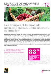 Les Français et les produits naturels