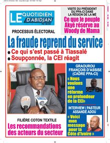 Le Quotidien d Abidjan n°4253 - du mercredi 30 novembre 2022