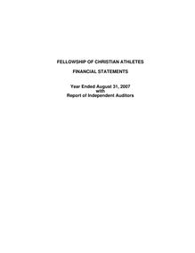 2007  audit report 