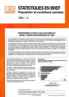 Personnes ayant plus d un emploi dans l Union européenne en 1992
