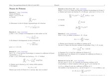 Sujet : Analyse, Séries de Fourier, Noyau de Poisson