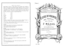 Partition parties complètes, 12 Petits duos progressifs, Op.70, Mazas, Jacques Féréol