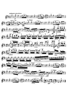 Partition de violon, 6 Piano pièces, Moszkowski, Moritz