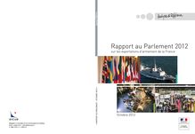 Rapport au Parlement 2012 sur les exportations d armement