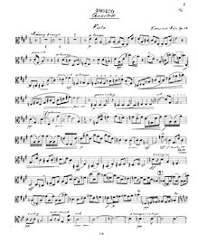 Partition viole de gambe, corde quatuor No.1, A Major, Moór, Emanuel