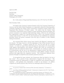 AAI - Filed comment to FTC - 4 24 08 - Balto-Wolfram 