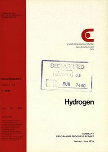 Hydrogen. SUMMARY PROGRAMME PROGRESS REPORT January - June 1979
