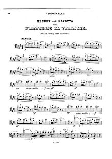 Partition de violoncelle (reissue), 12 Sonate accademiche, Op.2
