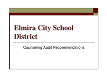 ECS Counseling Audit Presentation 8-16-06 [Read-Only]