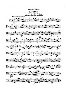 Partition de violoncelle, Sonatæ, violon solo, … ab Henrico I F Biber … Anno MDCLXXXI.