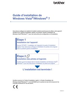 Guide d installation de Windows Vista /Windows 7