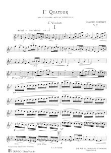 Partition parties complètes, Quatuor à Cordes, Op.10, String Quartet in G-minor, Op.10