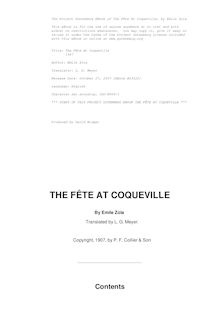 The Fête At Coqueville - 1907