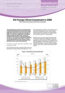 EU Foreign Direct Investment in 2006