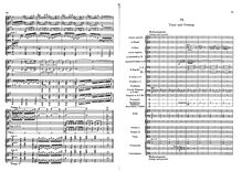 Partition , Tanz und Gesang, Turandot , Orchester Suite aus der Musik zu Gozzis Märchendrama Turandot
