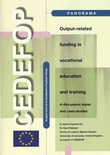 Output-related funding in vocational education and training