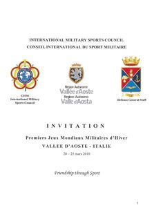 International military sports council conseil international du