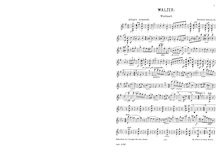 Partition parties complètes, 3 valses pour corde quatuor, Waltzes for String Quartet
