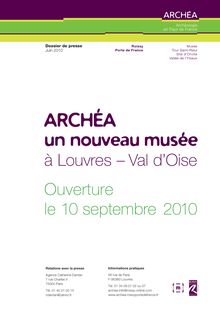 ARCHÉA un nouveau musée