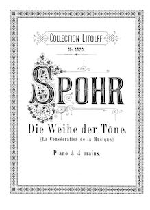 Partition complète, Symphony No.4, Die Weihe der Töne, F major, Spohr, Louis par Louis Spohr