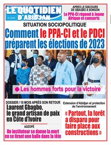 Le Quotidien d’Abidja n n°4090 - du jeudi 24 mars 2022