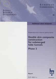 Double skin composite construction for submerged tube tunnels