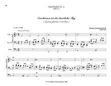 Partition Erschienen ist der herrliche Tag, BWV 629, Das Orgel-Büchlein par Johann Sebastian Bach