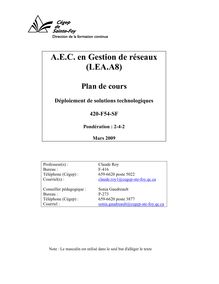 Plan de Cours 420-F54-CR-20100308