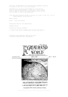The Great Round World And What Is Going On In It, Vol. 1. No. 21, April 1, 1897 - A Weekly Magazine for Boys and Girls