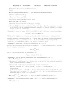 Algebre et Geometrie Mar el Morales
