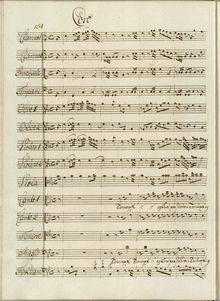 Partition Segment 4, passions-Cantata, 1768, Scheibe, Johann Adolph