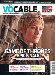 Magazine Vocable - Anglais - Du 21 mars au 03 avril 2019