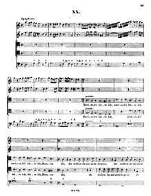 Partition Zweierlei bitte ich, von dir, Herr, SWV 360, Symphoniae sacrae II, Op.10